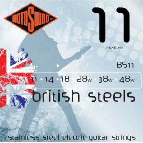 Rotosound BS11 Biritish Steels Elektro Gitar Teli (11-48)<br>Fotoğraf: 1/1