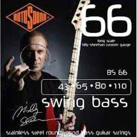 Rotosound BS66 Billy Sheean 4 Telli Bass Gitar Teli (43-110)<br>Fotoğraf: 1/1