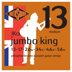 Rotosound JK13 Jumbo King Akustik Gitar Teli (13-56)