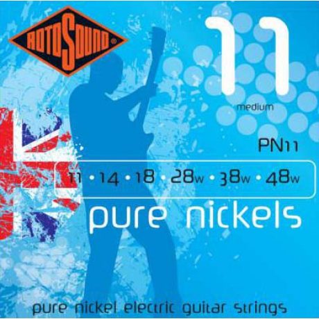 Rotosound PN11 Pure Nikel Elektro Gitar Teli (11-48)<br>Fotoğraf: 1/1