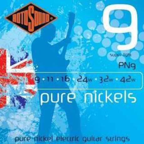 Rotosound PN9 Pure Nikel Elektro Gitar Teli (9-42)<br>Fotoğraf: 1/1
