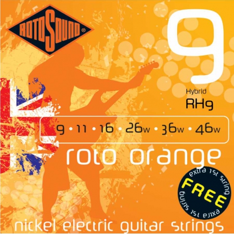 Rotosound RH9 Orange Elektro Gitar Teli (9-46)<br>Fotoğraf: 1/1