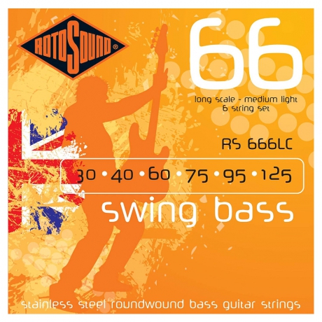 Rotosound RS666LC Swing 6 Telli Bas Gitar Teli (30-125)<br>Fotoğraf: 1/1
