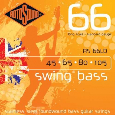 Rotosound RS66LD Swing 4 Telli Bas Gitar Teli (45-105)<br>Fotoğraf: 1/1