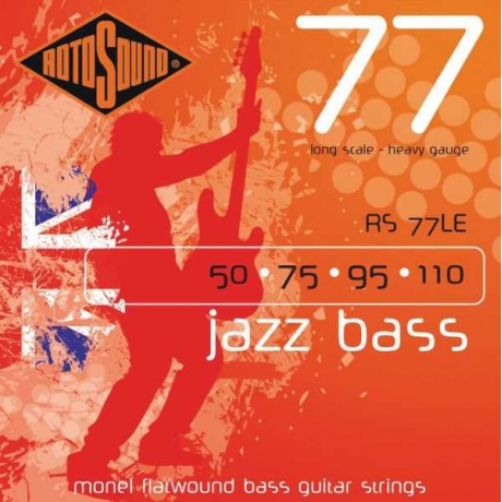 Rotosound RS77LE Jazz 4 Telli Bass Gitar Teli (50-110)<br>Fotoğraf: 1/1