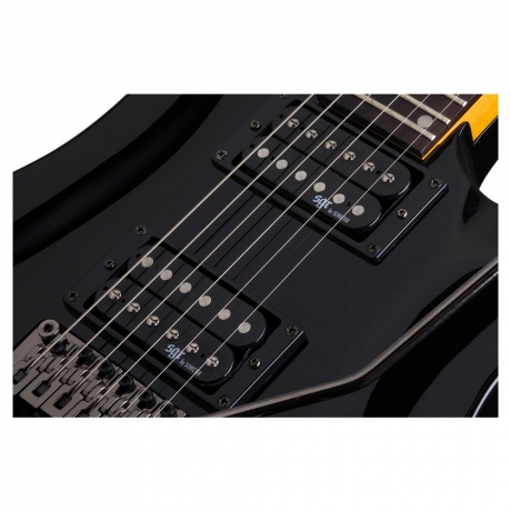 Schecter 006 FR SGR Elektro Gitar (Siyah)<br>Fotoğraf: 3/4