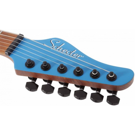 Schecter Aaron Marshall AM-6 Elektro Gitar (Satin Royal Sapphire)<br>Fotoğraf: 5/7