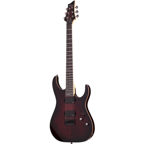 Schecter Banshee 6 A Elektro Gitar (Crimson Red Burst)<br>Fotoğraf: 1/4