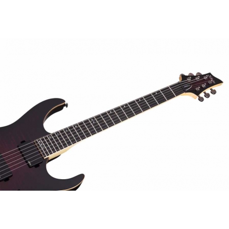 Schecter Banshee 6 A Elektro Gitar (Crimson Red Burst)<br>Fotoğraf: 2/4