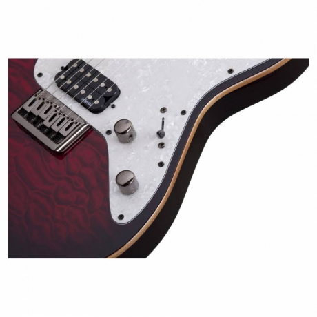 Schecter Banshee-6 Extreme Elektro Gitar (Black Cherry Burst)<br>Fotoğraf: 2/3