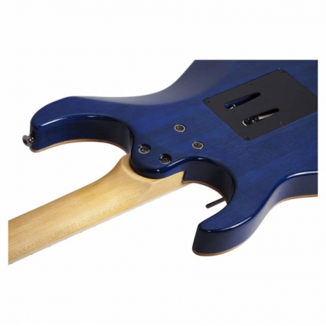 Schecter Banshee-6 Extreme FR Elektro Gitar (Ocean Blue Burst)<br>Fotoğraf: 5/5