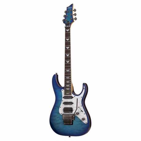 Schecter Banshee-6 Extreme FR Elektro Gitar (Ocean Blue Burst)<br>Fotoğraf: 1/5