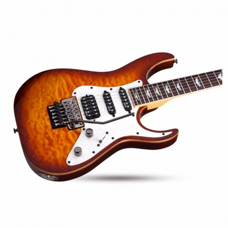 Schecter Banshee-6 Extreme FR Elektro Gitar (Vintage Sunburst)<br>Fotoğraf: 2/4