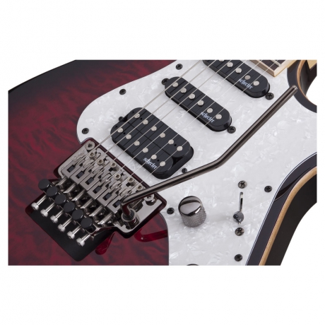 Schecter Banshee-6 Fr Extreme Cb Elektro Gitar (Black Cherry Burst)<br>Fotoğraf: 3/6