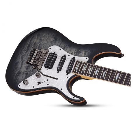 Schecter Banshee-6 Fr Extreme Cb Elektro Gitar (Charcoal Burst)<br>Fotoğraf: 3/4