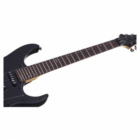 Schecter BANSHEE-6 FR SGR Elektro Gitar (Gloss Black)<br>Fotoğraf: 3/4