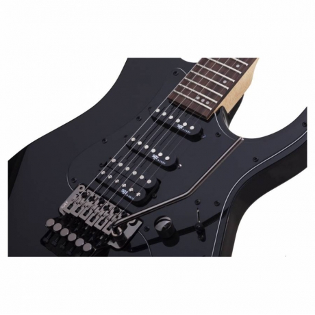 Schecter BANSHEE-6 FR SGR Elektro Gitar (Gloss Black)<br>Fotoğraf: 2/4