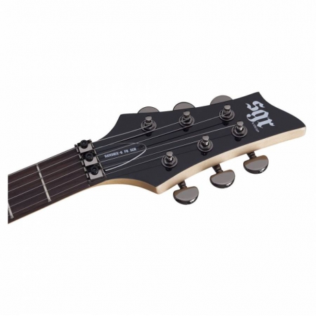 Schecter BANSHEE-6 FR SGR Elektro Gitar (Gloss Black)<br>Fotoğraf: 4/4