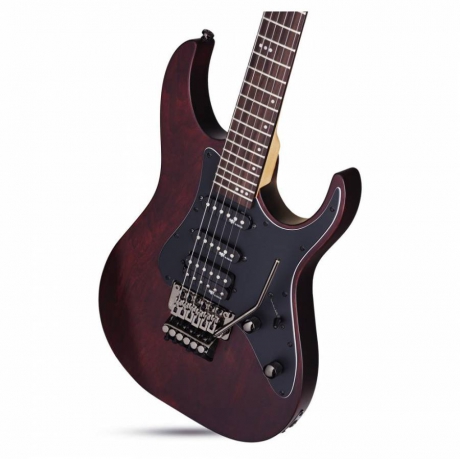 Schecter BANSHEE-6 FR SGR Elektro Gitar (Walnut Satin)<br>Fotoğraf: 3/5