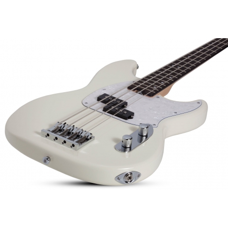 Schecter Banshee Bass Bas Gitar (Vintage Olympic White)<br>Fotoğraf: 2/7