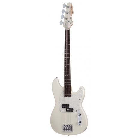 Schecter Banshee Bass Bas Gitar (Vintage Olympic White)<br>Fotoğraf: 1/7