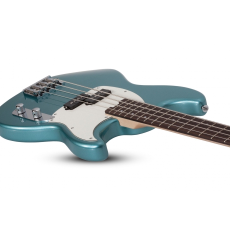 Schecter Banshee Bass Bas Gitar (Vintage Pelham Blue)<br>Fotoğraf: 3/8