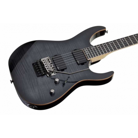 Schecter Banshee FR Aktif Elektro Gitar (Trans Black Burst)<br>Fotoğraf: 2/4