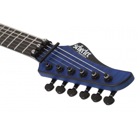 Schecter Banshee GT FR Elektro Gitar (Satin Trans Blue)<br>Fotoğraf: 6/6