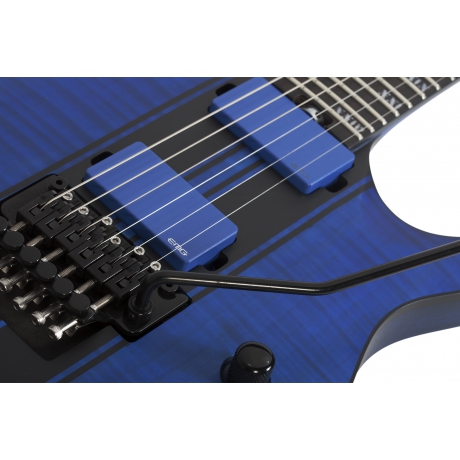 Schecter Banshee GT FR Elektro Gitar (Satin Trans Blue)<br>Fotoğraf: 3/6