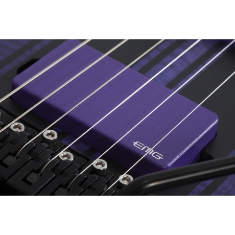 Schecter Banshee GT FR Elektro Gitar (Satin Trans Purple)<br>Fotoğraf: 4/6
