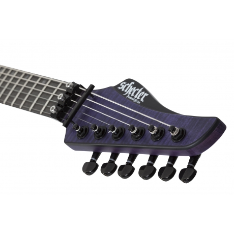 Schecter Banshee GT FR Elektro Gitar (Satin Trans Purple)<br>Fotoğraf: 6/6