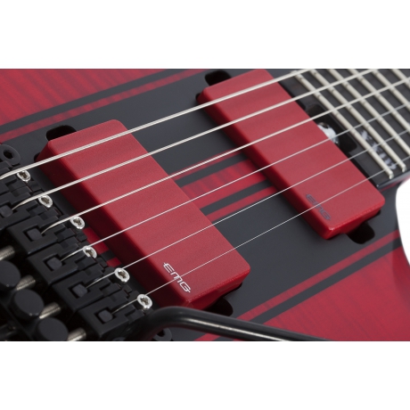 Schecter Banshee GT FR Elektro Gitar (Satin Trans Red)<br>Fotoğraf: 4/7