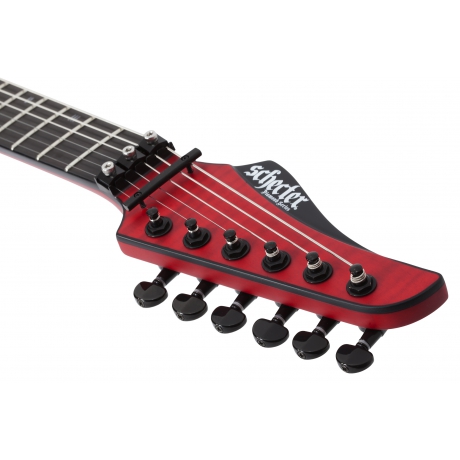 Schecter Banshee GT FR Elektro Gitar (Satin Trans Red)<br>Fotoğraf: 7/7