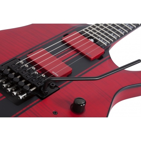 Schecter Banshee GT FR Elektro Gitar (Satin Trans Red)<br>Fotoğraf: 3/7