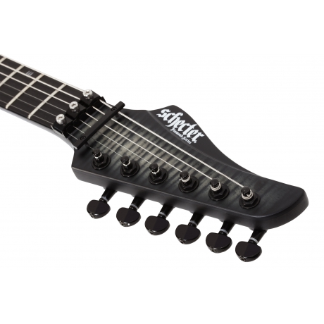 Schecter Banshee GT FR Satin Elektro Gitar (Charcoal Burst)<br>Fotoğraf: 6/6