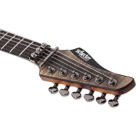 Schecter Banshee Mach-6 FR S Elektro Gitar (Fallout Burst)<br>Fotoğraf: 6/9