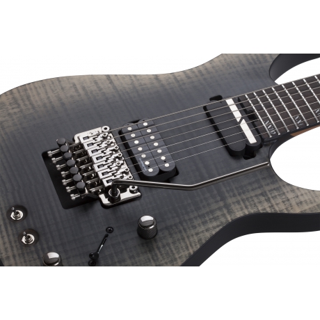 Schecter Banshee Mach-7 FR S 7 Telli Elektro Gitar (Fallout Burst)<br>Fotoğraf: 2/7