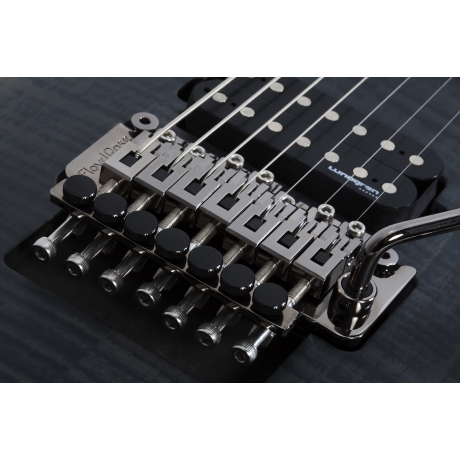 Schecter Banshee Mach-7 FR S 7 Telli Elektro Gitar (Fallout Burst)<br>Fotoğraf: 3/7