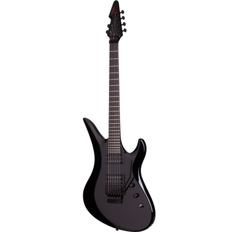Schecter Blackjack A-6 FR Elektro Gitar (Gloss Black)<br>Fotoğraf: 1/8