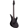Schecter Blackjack A-6 FR Elektro Gitar (Gloss Black)<br>Fotoğraf: 1/8