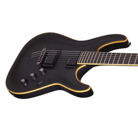 Schecter Blackjack ATX C-1 Elektro Gitar (Aged Black Satin)<br>Fotoğraf: 5/7