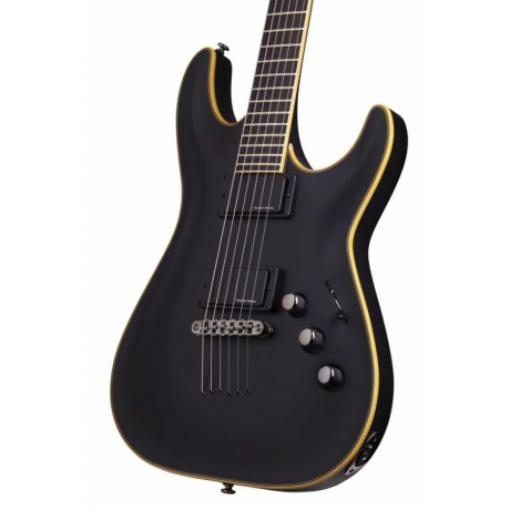 Schecter Blackjack ATX C-1 Elektro Gitar (Aged Black Satin)<br>Fotoğraf: 2/7