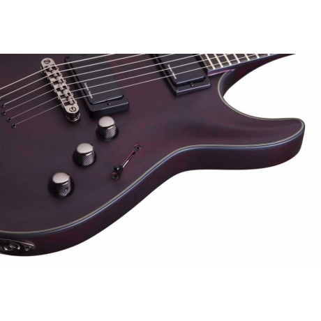 Schecter Blackjack ATX C-1 Elektro Gitar (Vampyre Red Satin)<br>Fotoğraf: 2/6