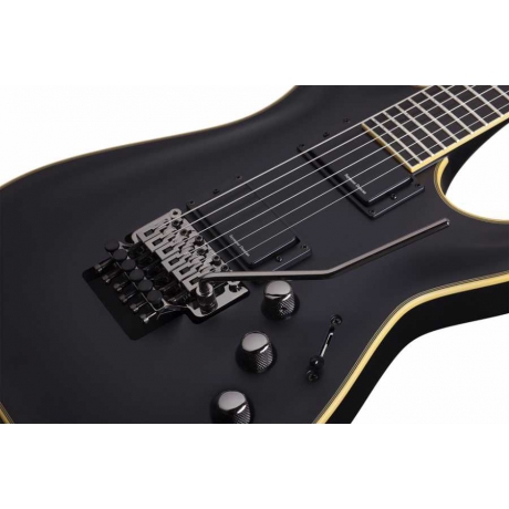 Schecter Blackjack ATX C-1 FR Elektro Gitar (Aged Black Satin)<br>Fotoğraf: 2/6