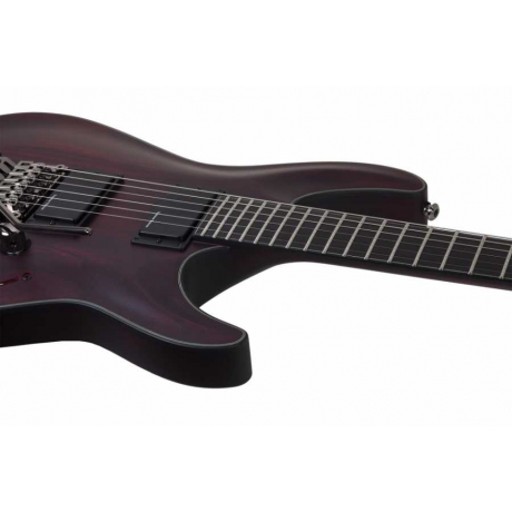 Schecter Blackjack ATX C-1 FR Elektro Gitar (Vampyre Red Satin)<br>Fotoğraf: 7/8