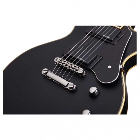 Schecter Blackjack ATX Solo-II Elektro Gitar (Black)<br>Fotoğraf: 3/4