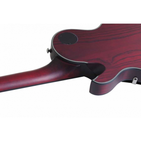 Schecter Blackjack ATX Solo-II Elektro Gitar (Vampyre Red Satin)<br>Fotoğraf: 4/7