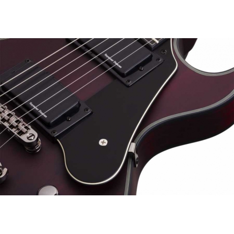 Schecter Blackjack ATX Solo-II Elektro Gitar (Vampyre Red Satin)<br>Fotoğraf: 7/7