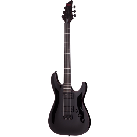 Schecter Blackjack C-1 Elektro Gitar (Gloss Black)<br>Fotoğraf: 1/8