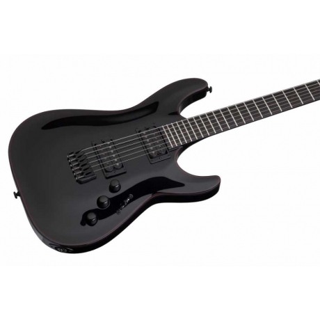 Schecter Blackjack C-1 Elektro Gitar (Gloss Black)<br>Fotoğraf: 7/8